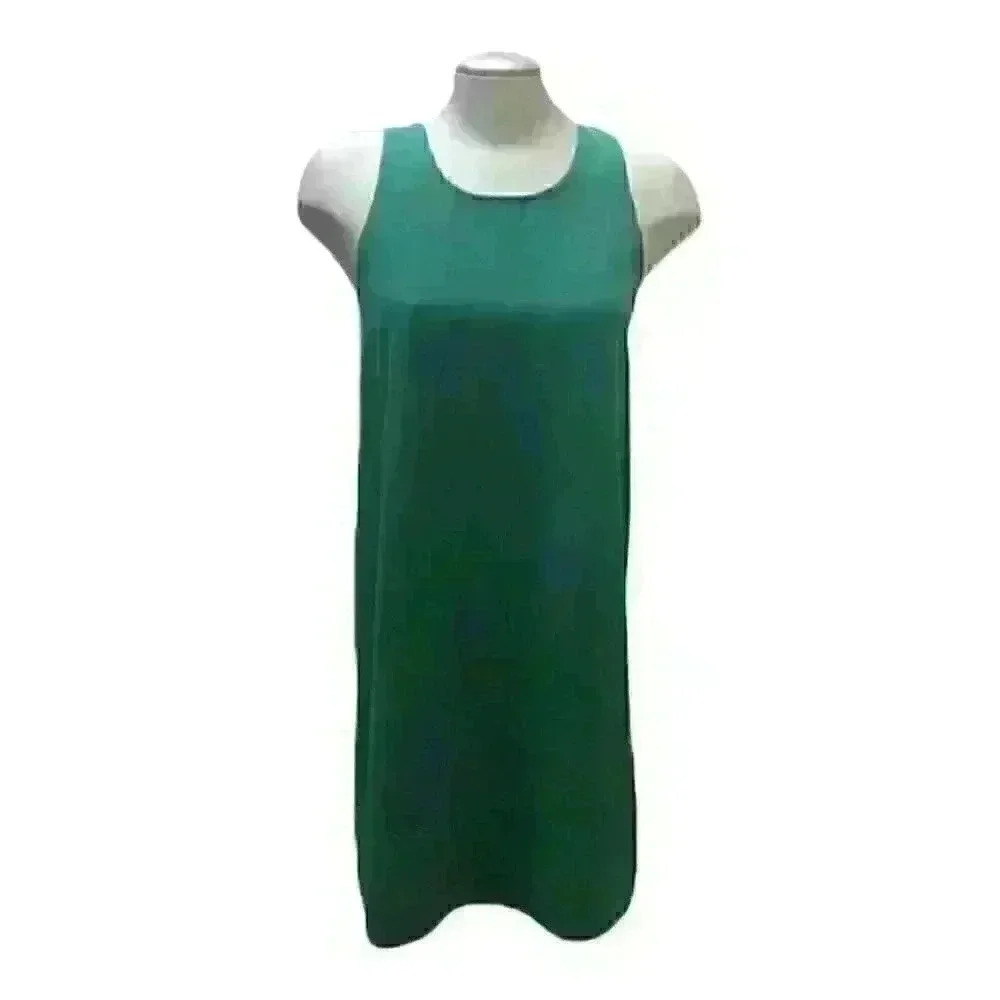 Leith Nordstrom Dress Pullover Mini Green Sleeveless Shift